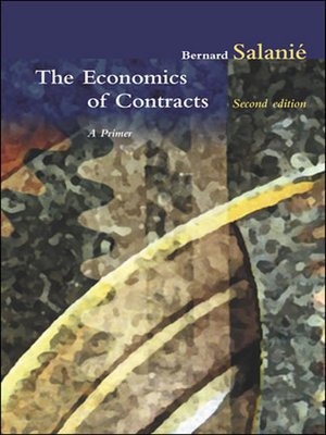 cover image of The Economics of Contracts